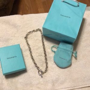 Authentic Tiffany&Co Heart & Arrow Link Necklace
